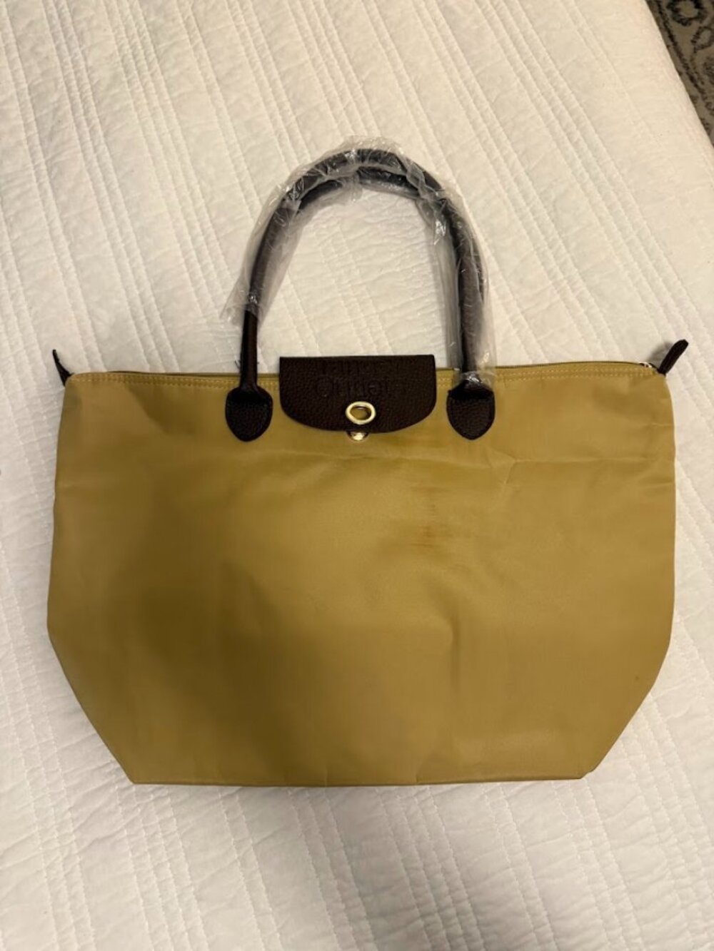 Longchamp Look A Like - Tanger Outlets New Mustard Le Pliage Bag NEW